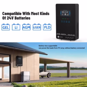 hybrid solar inverter - Sumry compatible with GEL Li AGM FLD 24V batteries