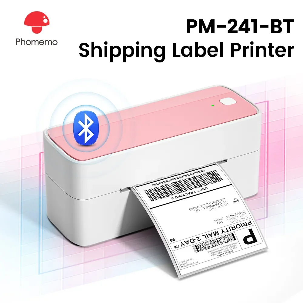 Phomemo PM-241-BT Wireless Bluetooth Shipping Label Printer