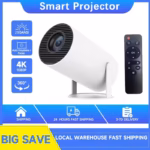 Magcubic HY300 projector with 290 ANSI lumens, 4K support, and 360° rotatable design