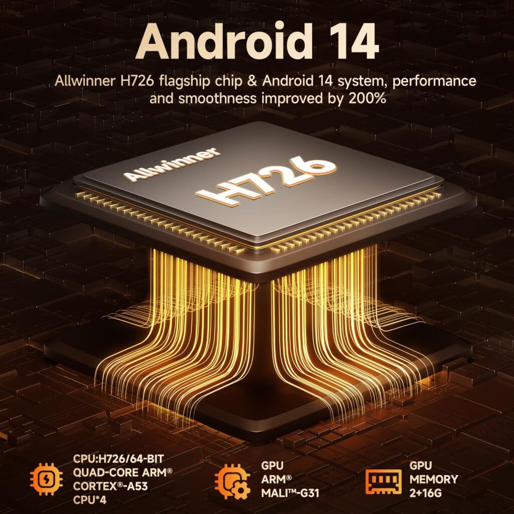 Magcubic HY450MAX projector Android 14 with Allwinner H726 flagship chip