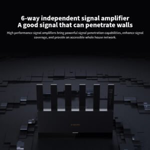 Xiaomi BE6500 six-way signal amplifier wall penetration technology