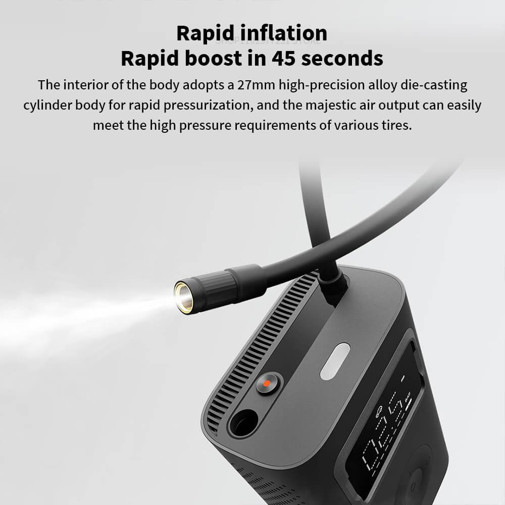 Xiaomi Mijia Air Pump 2 Pro rapid boost inflation in 45 seconds