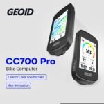 GEOID CC700 Pro GPS bike computer with 2.8-inch color touchscreen display