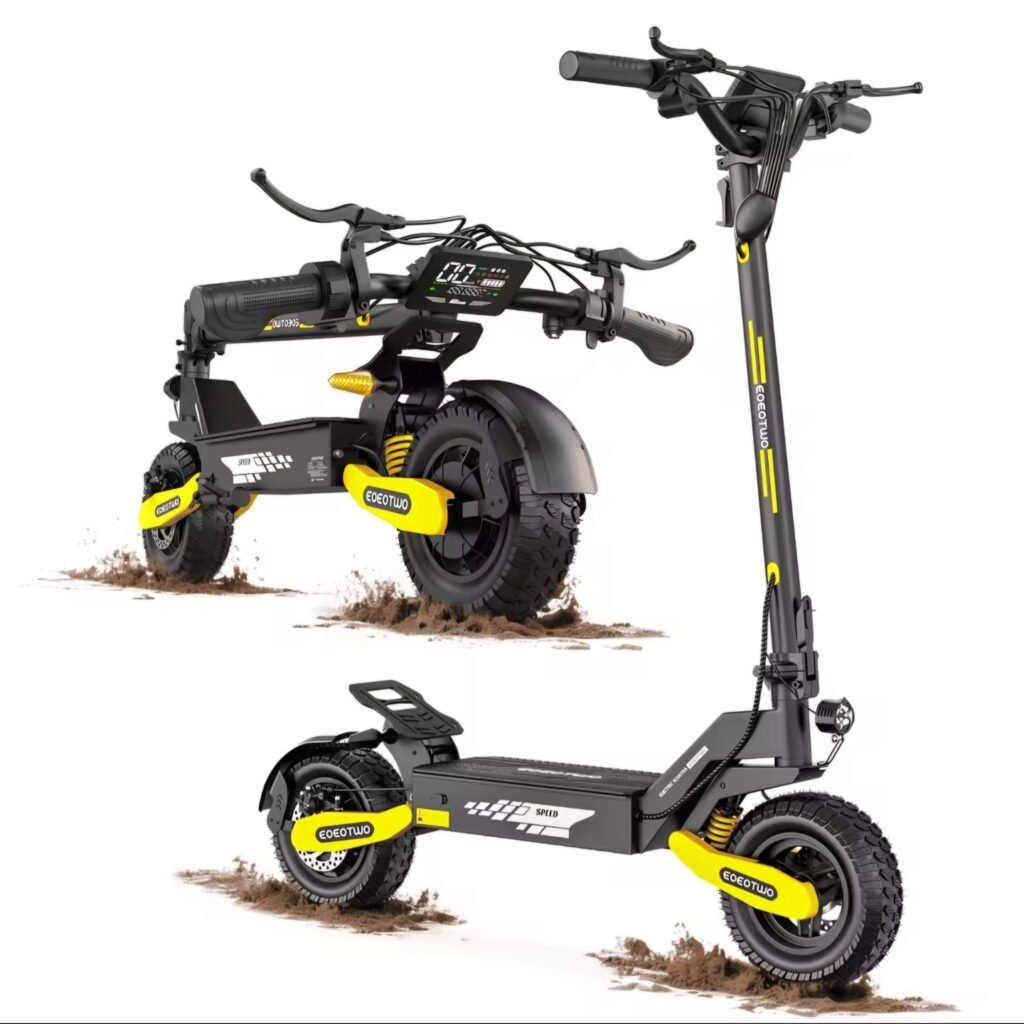 EOEOTWO 1200W off-road electric scooter with 30 MPH top speed