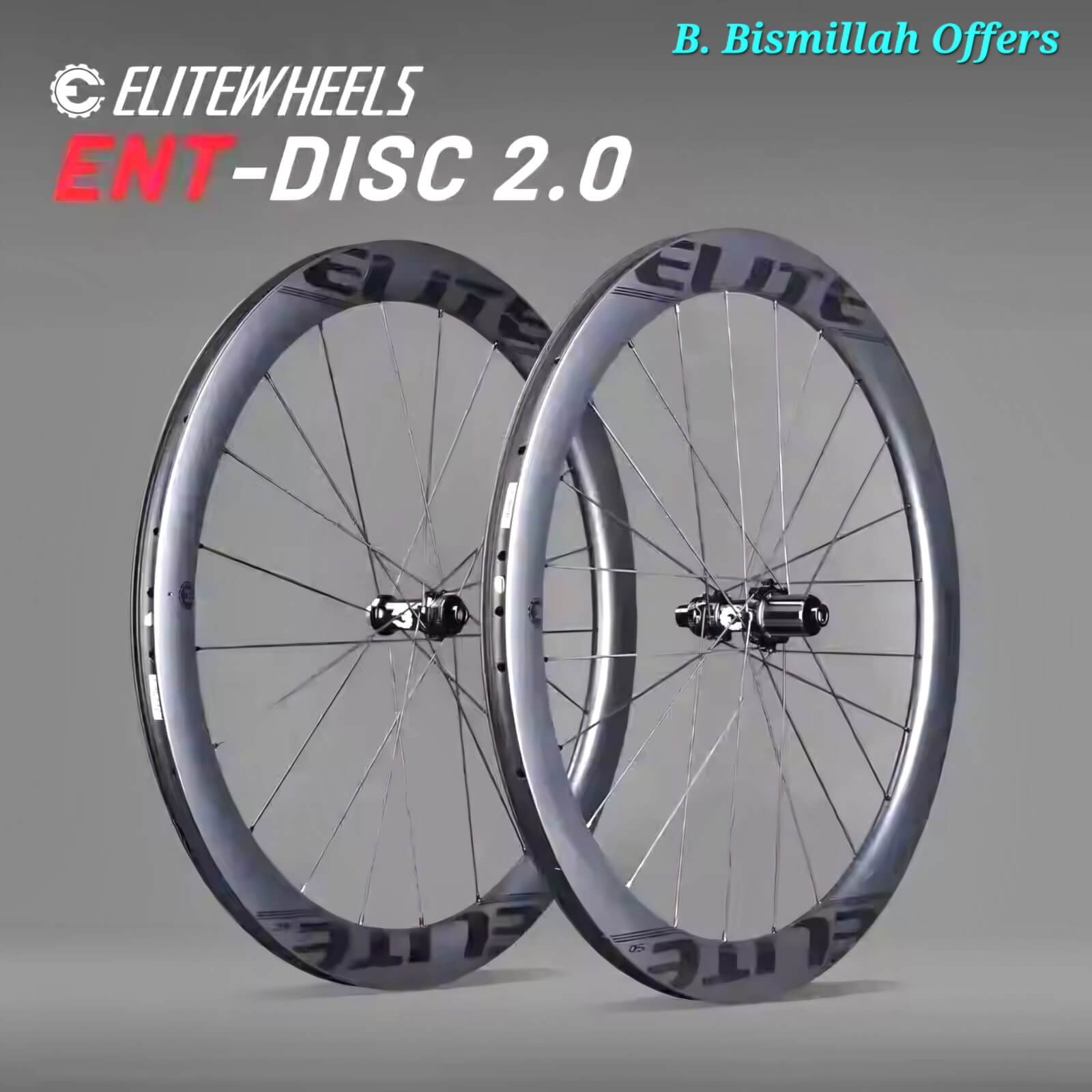 Elitewheels ENT 2.0 carbon road bike wheelset — $373.46 price
