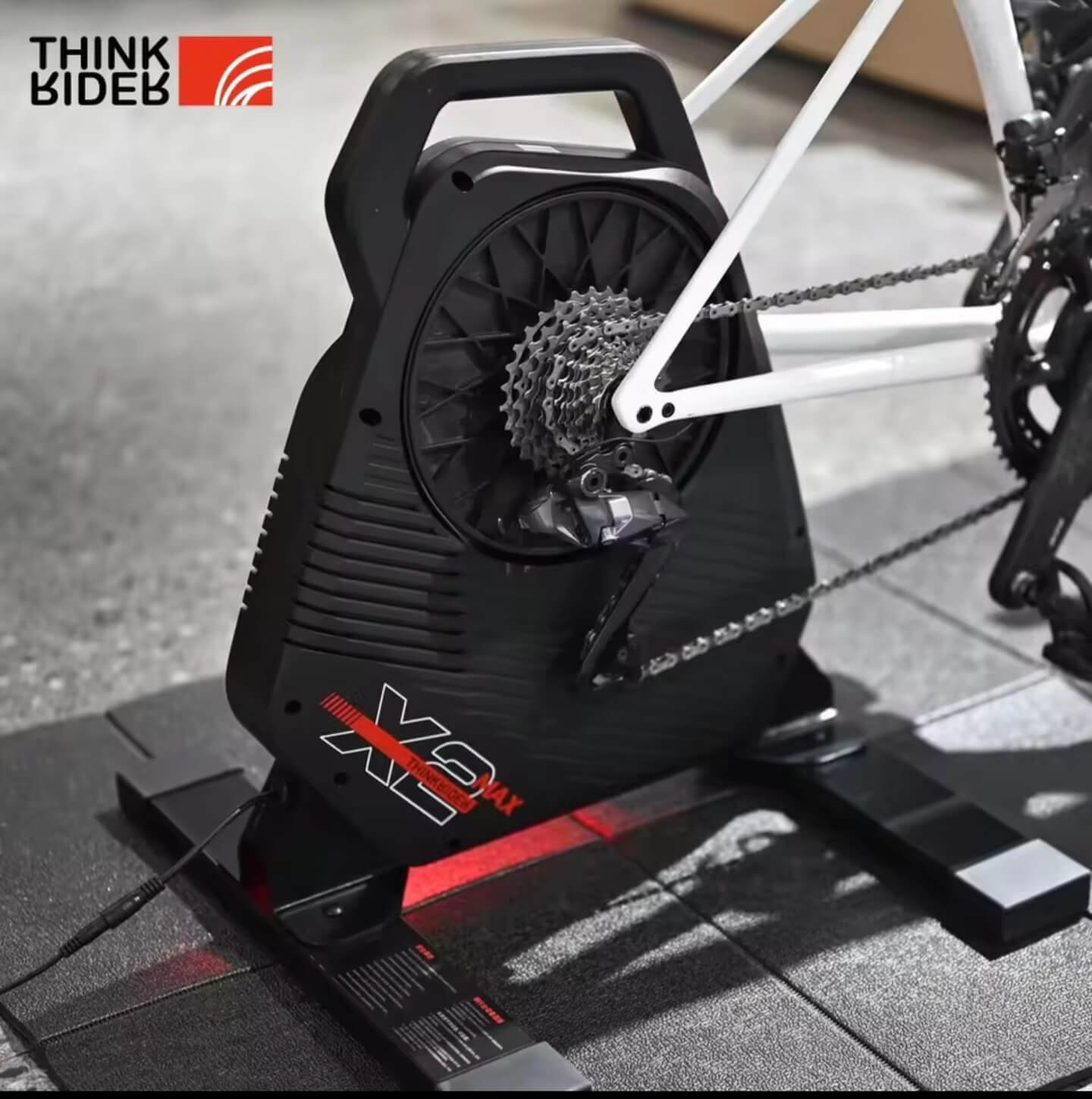 ThinkRider X2Max direct drive smart bike trainer for indoor cycling