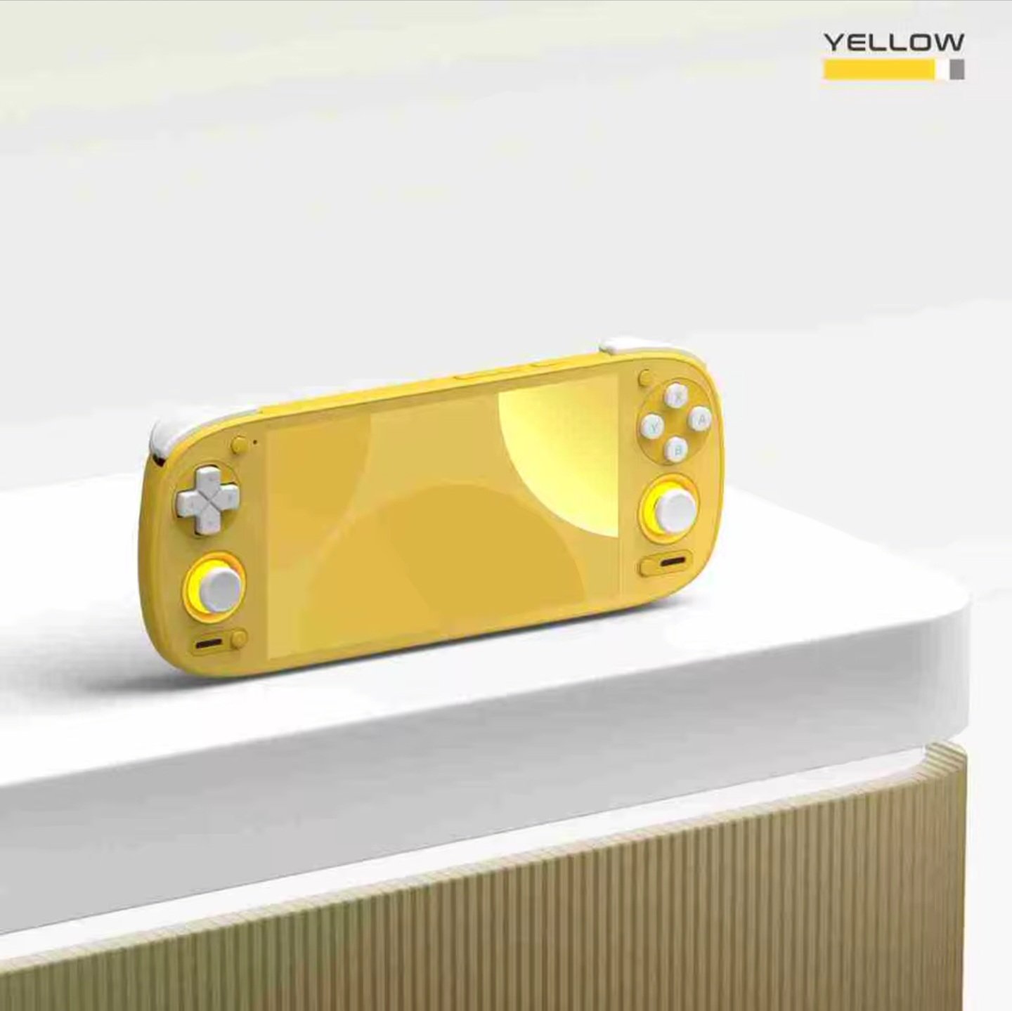 Retroid Pocket 5 yellow color option handheld gaming console