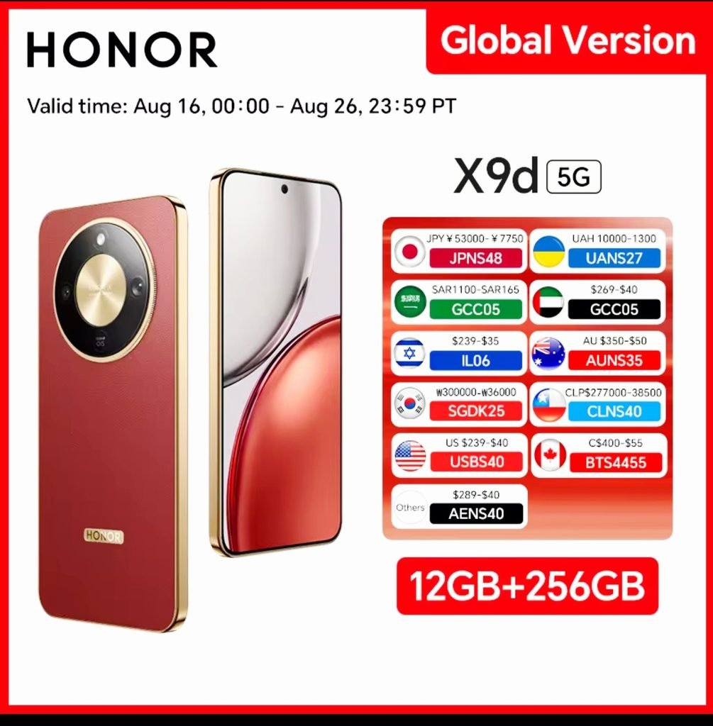Honor X9d 5G review global version 12GB 256GB smartphone