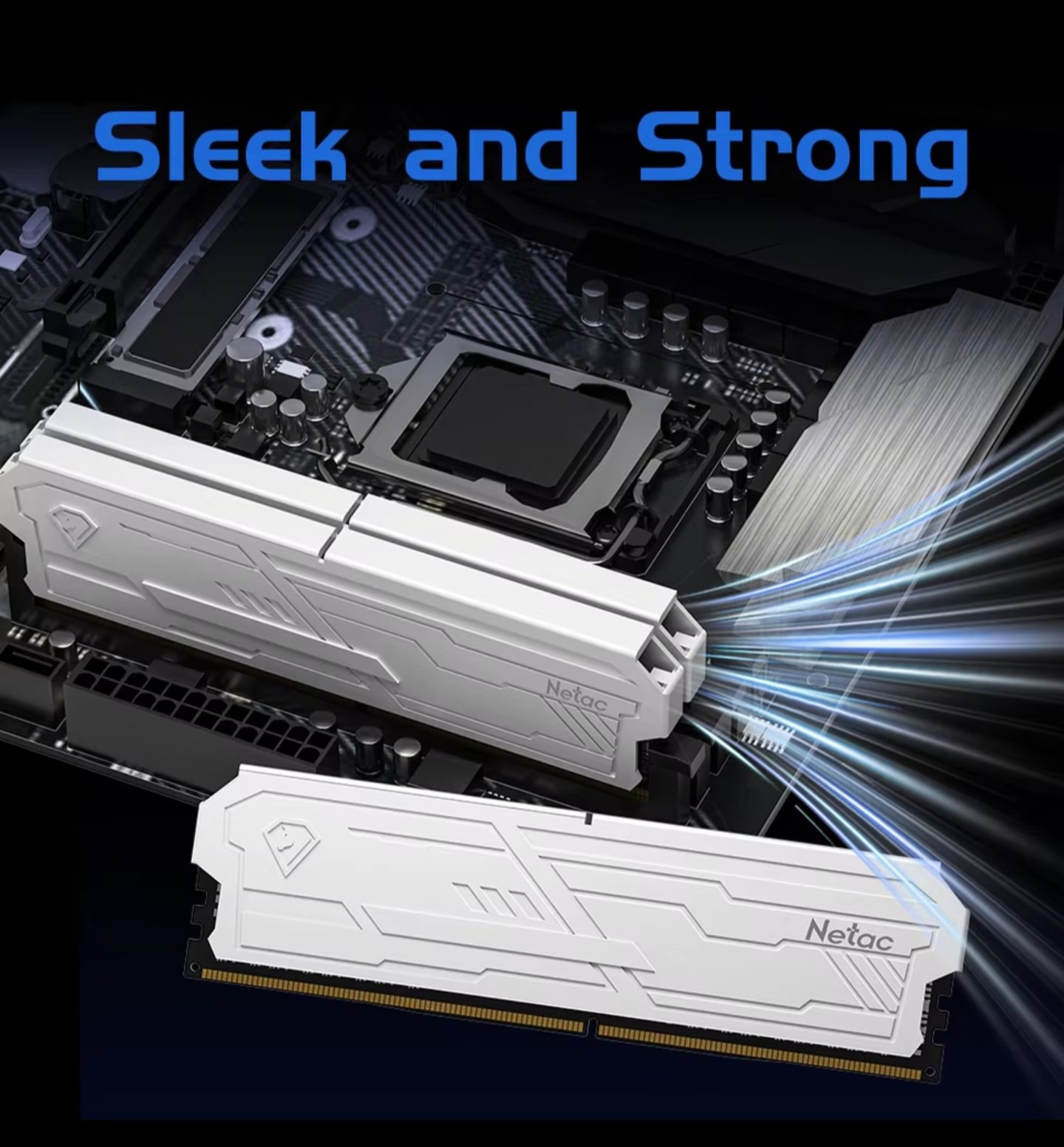 Netac DDR4 Shadow III Aluminum Heat Spreader Design