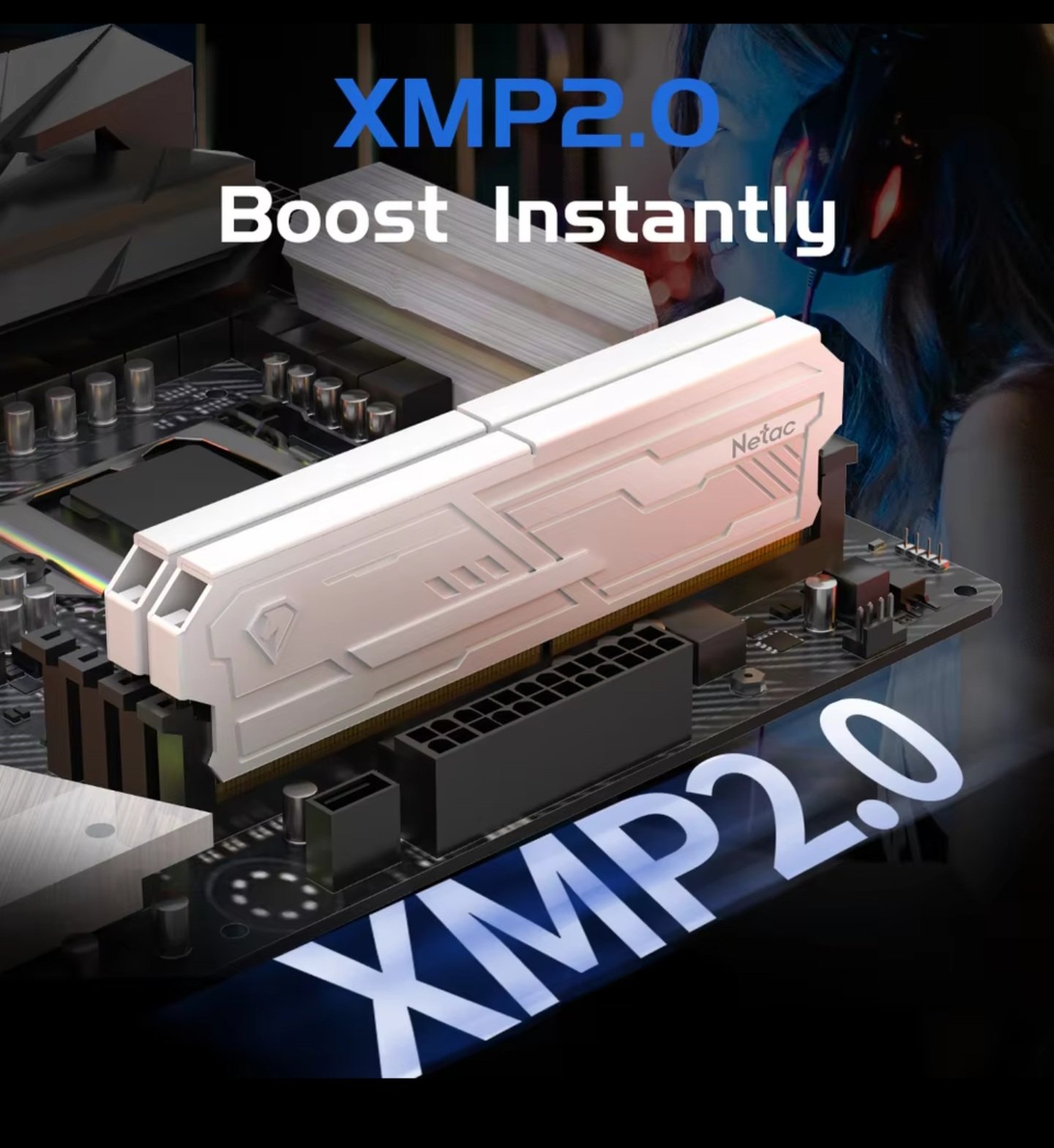 Netac DDR4 Shadow III XMP 2.0 One-Click Overclock