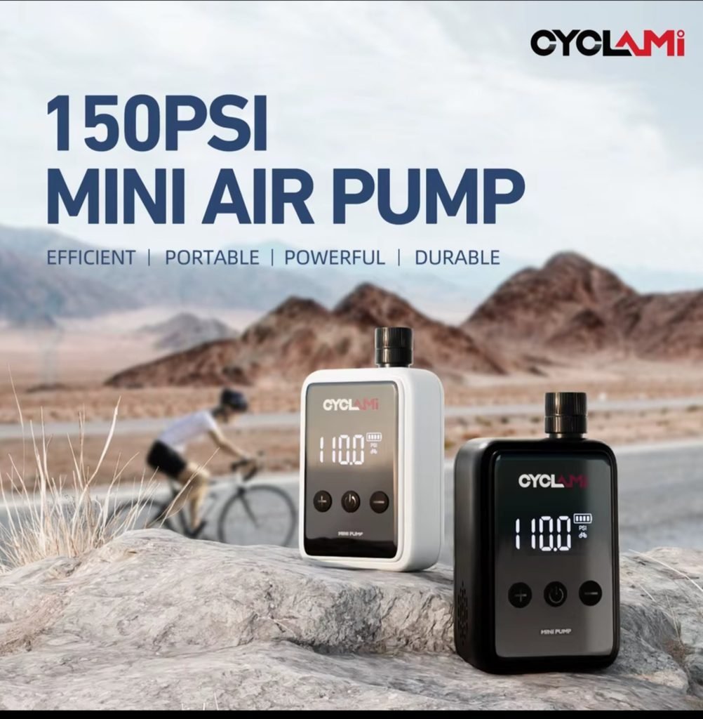 CYCLAMI 150PSI mini air pump efficient portable powerful durable
