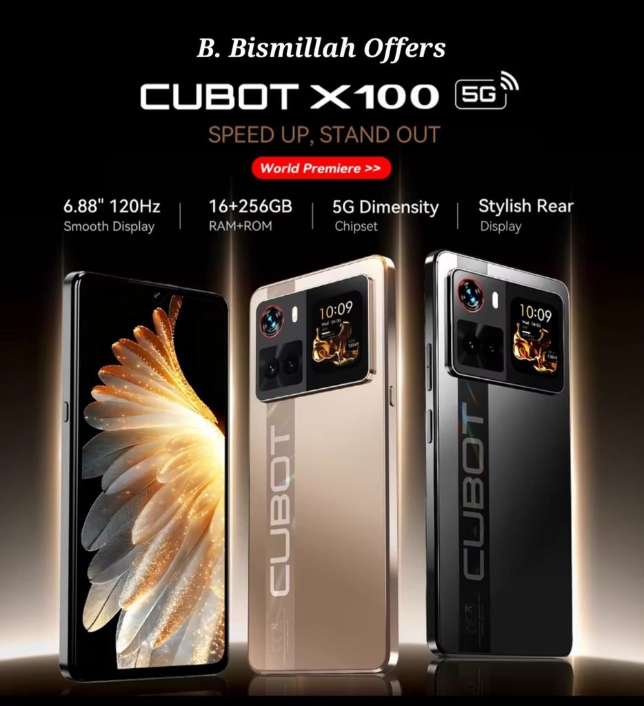 Cubot X100 5G smartphone review – 6.88 inch 120Hz display, 16GB RAM, 256GB storage