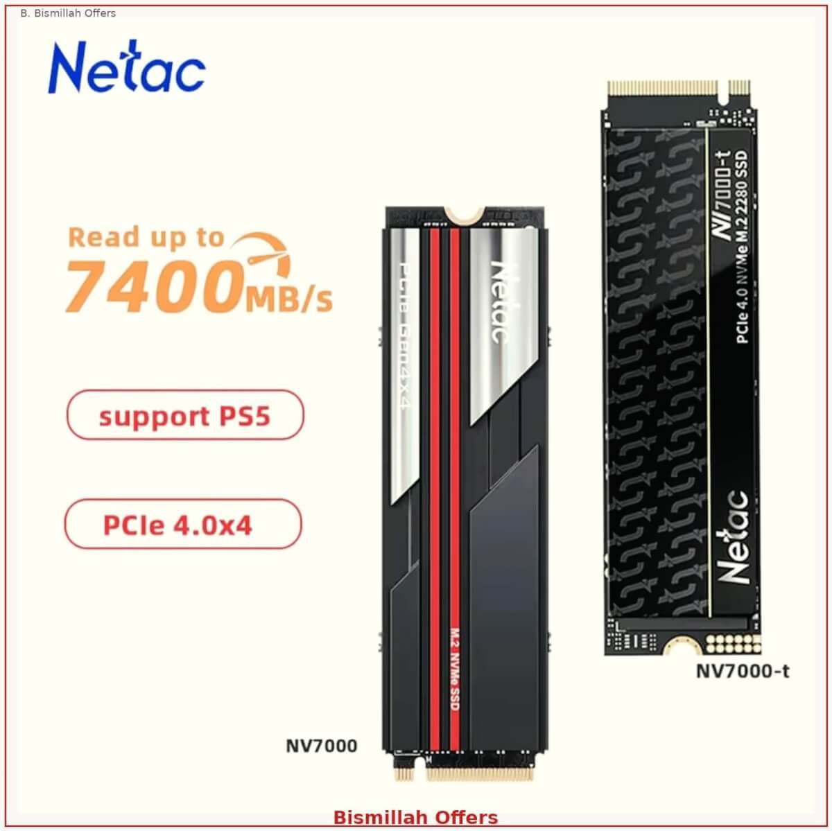 Netac NV7000 and NV7000-t PCIe 4.0 7400MBs M.2 NVMe SSD Review