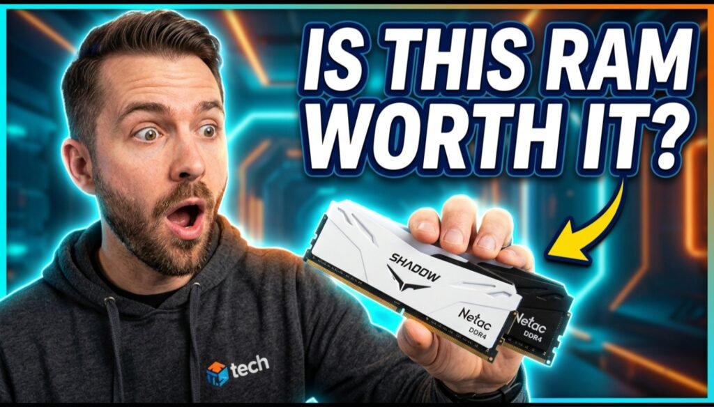Netac DDR4 Shadow III Review - White and Black RAM modules