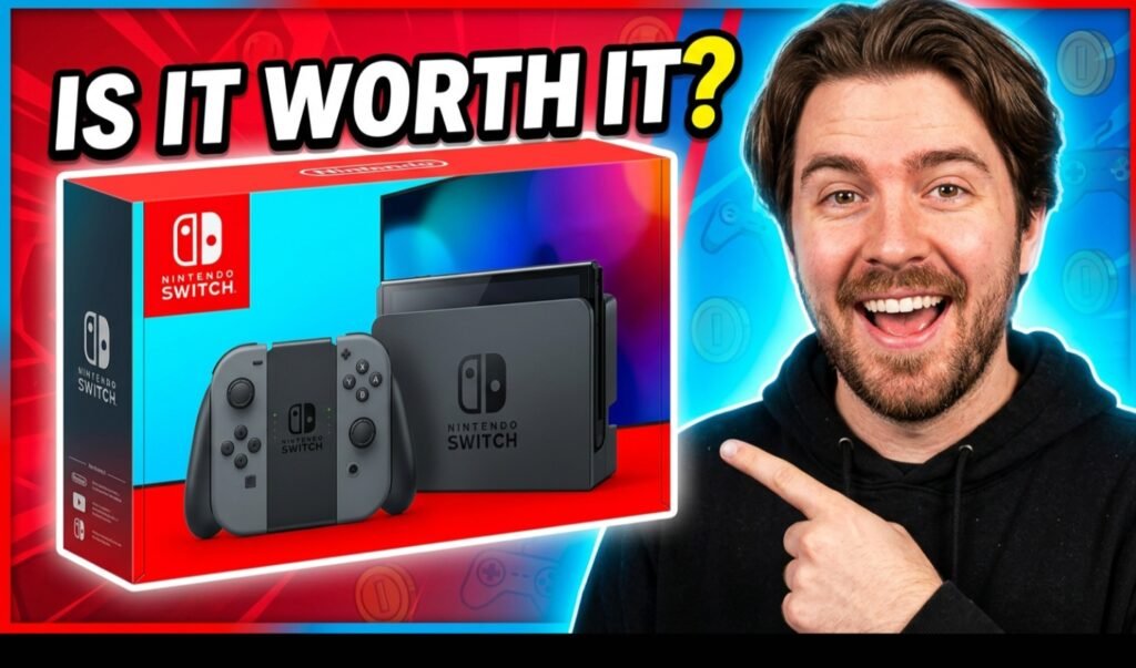 Nintendo Switch 2 review — console box with Joy-Con 2 controllers and dock