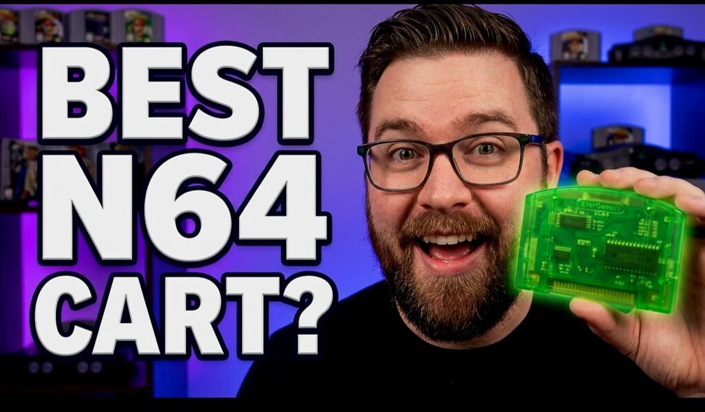 EVERGENESIS SC64 N64 Flash Cart Review 6TG translucent cartridge