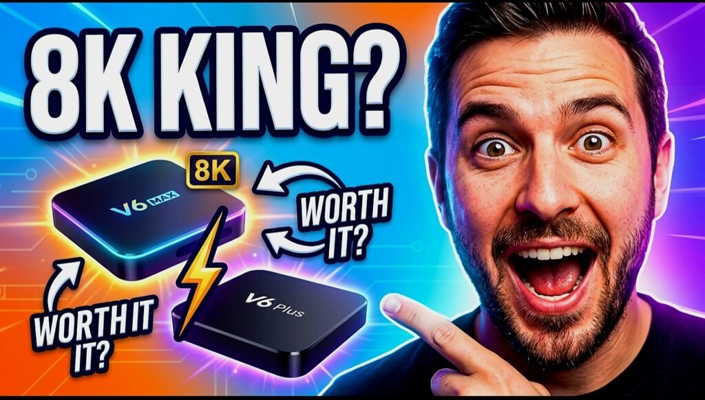 vSeeBox V6 MAX vs V6 Plus Comparison 8K Android TV Box