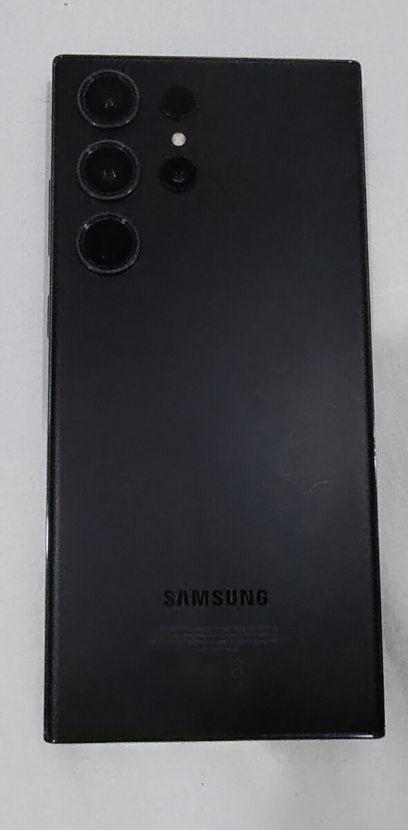 Samsung Galaxy S23 Ultra Phantom Black back panel with camera lenses and logo