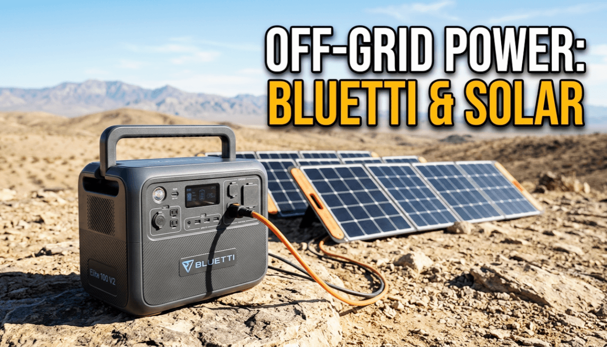 Bluetti Elite 100 V2 1024Wh LiFePO4 battery power station specifications