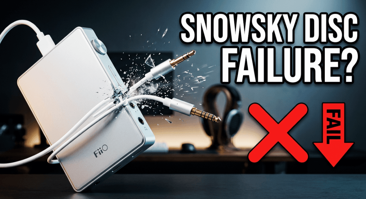 FiiO Snowsky DISC pocket-sized CNC aluminum chassis in hand
