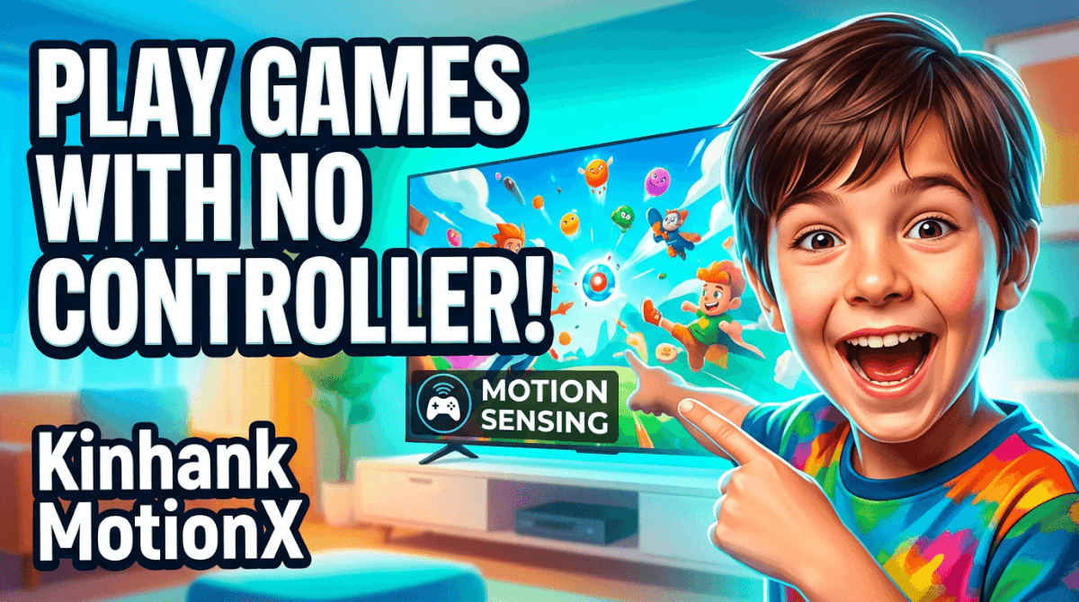 KINHANK MotionX full body motion tracking gameplay for active kids fitness