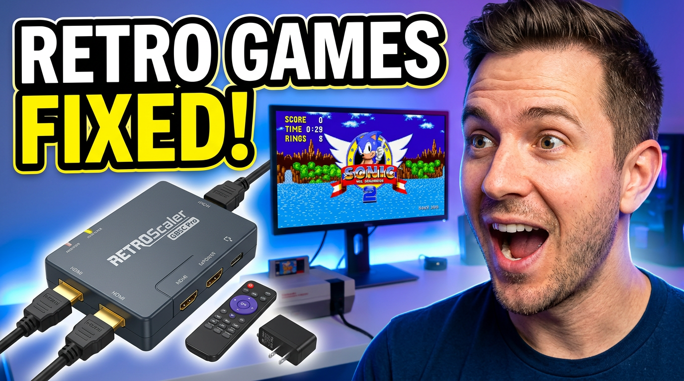 SEMRush data showing keyword difficulty for HDMI upscaler and converter retro game