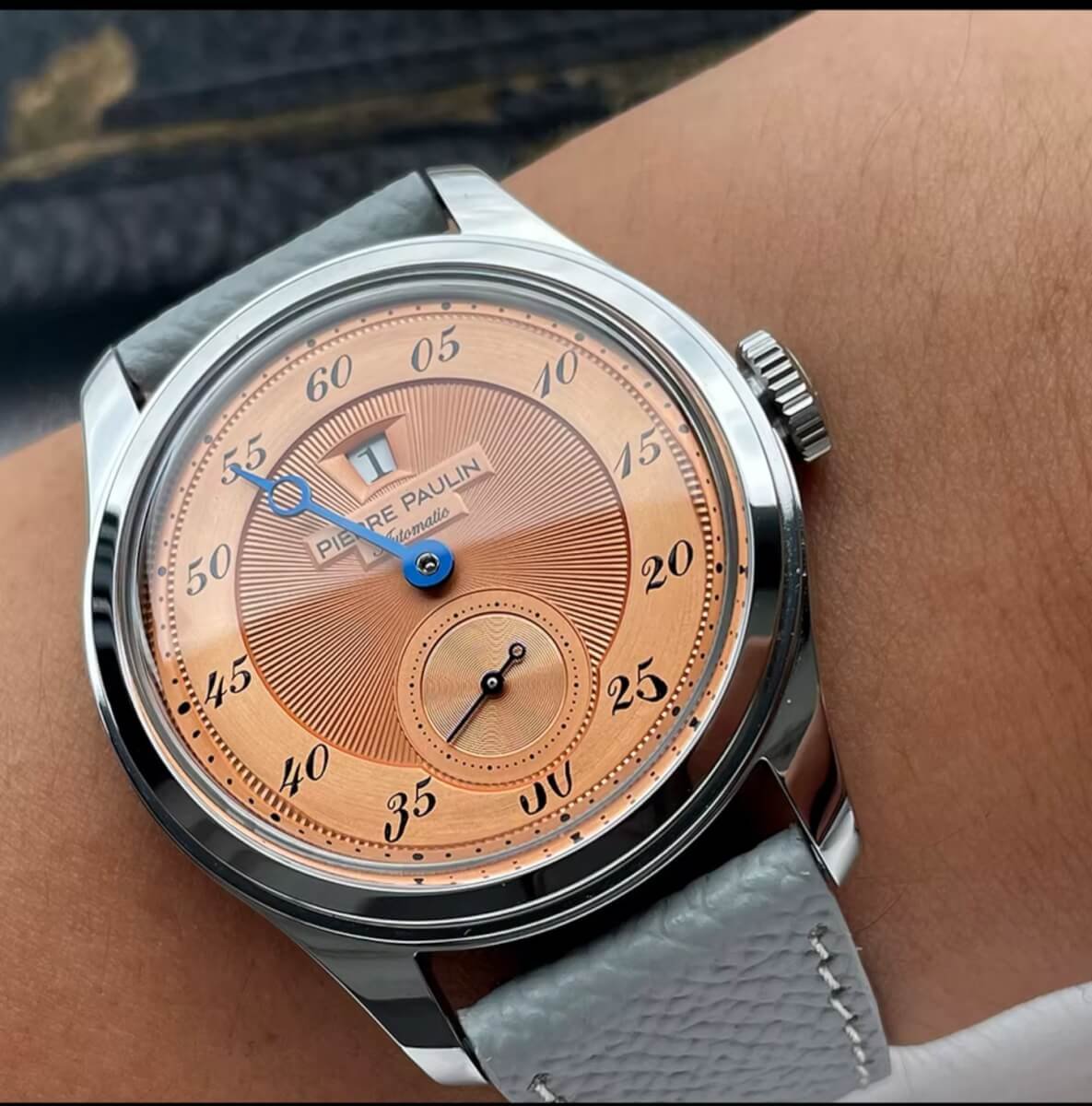 Pierre Paulin Jump Hour on wrist