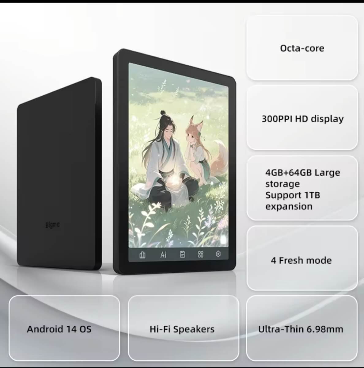 Bigme B6 hardware and display quality